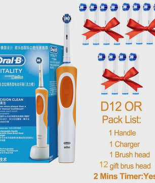 Oral-B Vitality 3D White Elektrische Tandenborstel - Roterende Reiniging & Inductieladen