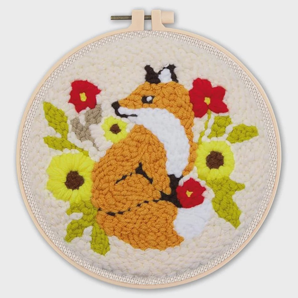 Punch Needle Borduurpakket - Dieren & Patronen - DIY Knutselset voor Beginners