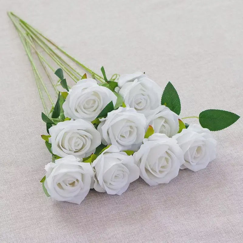 Kunst Rozen Takken - Realistische Kunstbloemen voor Bruiloft & Decoratie (1, 5, 10, 20 stuks)