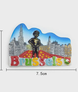 België Koelkastmagneet - Souvenir & Decoratie voor de Keuken