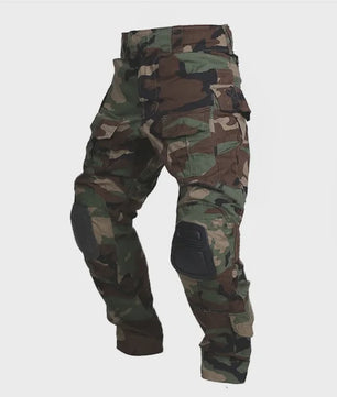 Tactisch Camouflage Uniform Set: Cargo Broek & Shirt voor Heren