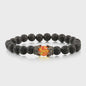 Verstelbare Lava Kralen & Tijgeroog Armband - Yoga & Helende Sieraden voor Hem en Haar