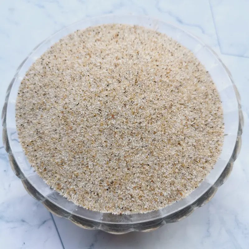 Natuurlijk Kristal Zand 500g - Bodemsubstraat voor Aquarium, Terrarium & Decoratie