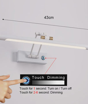 Moderne LED Spiegel Lamp - Wandlamp Badkamer/Slaapkamer - 43cm/58cm