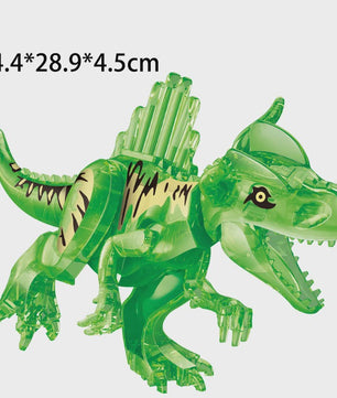 Grote Bouwblok Dinosaurus Speelgoed - Indominus Rex & Tyrannosaurus Rex Modellen