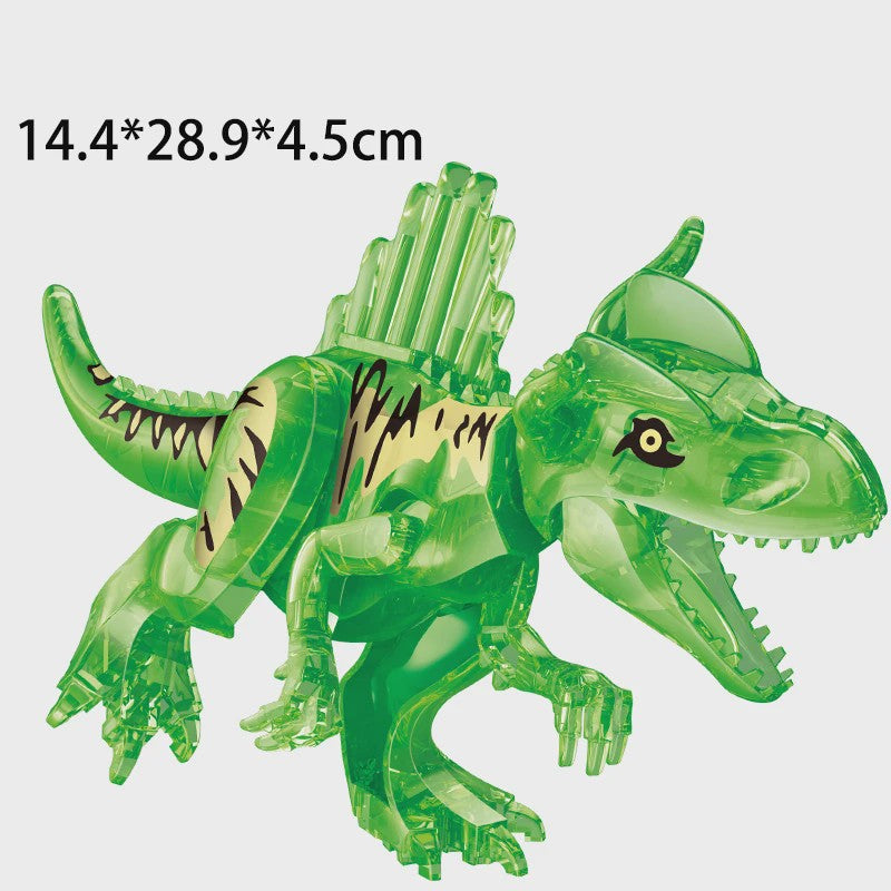 Grote Bouwblok Dinosaurus Speelgoed - Indominus Rex & Tyrannosaurus Rex Modellen