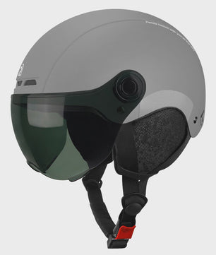 PEMILA Fietshelm Volwassenen met Vizier, Oorbescherming & Reflectie - Veilig & Comfortabel