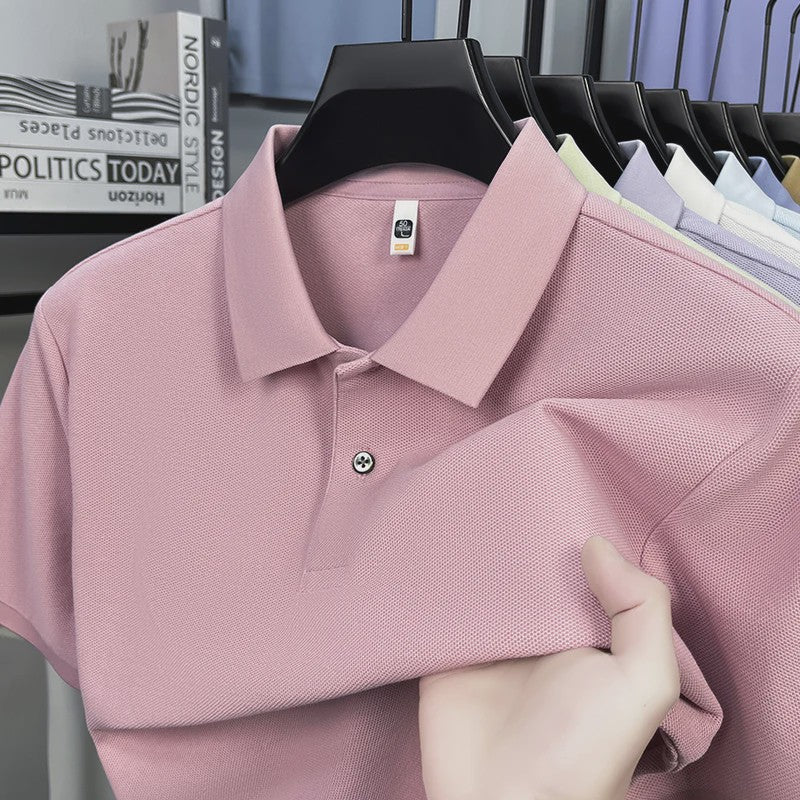 Heren Poloshirt Korte Mouw - 100% Gemerceriseerd Katoen, Ademend & Stijlvol voor Zomer, Golf & Casual