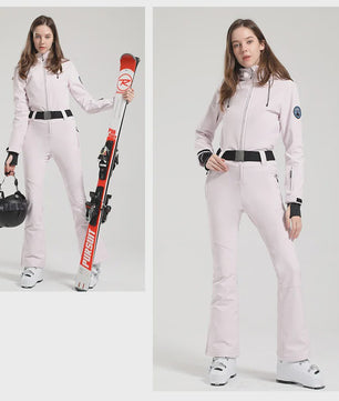 Dames Winter Ski-overall One Piece - Waterdicht, Winddicht & Warm - Outdoor Snowboard Jumpsuit