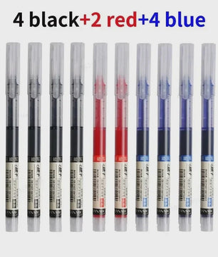 Set van 1-20x Gel Pen Zwart/Blauw/Rood - 0.5mm Naaldpunt voor Studenten & Kantoor