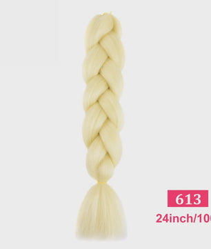 24 Inch Jumbo Braids Haarverlenging - Synthetisch Vlecht Haar in Kleurrijke Tinten
