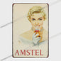 Vintage Bier Metalen Wanddecoratie - Retro Poster voor Bar, Pub & Man Cave (20x30cm)