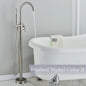 Vrijstaande Badkraan met Douchefunctie - Zwart, Chroom, Goud - Zwenkbare Uitloop & Warm/Koud Water Mixer