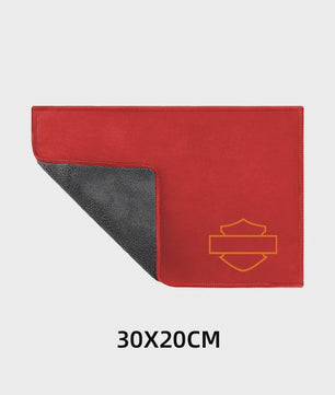 Set van 2 Harley Davidson Microvezel Doeken - Soft Drying Cloth voor Auto & Motor