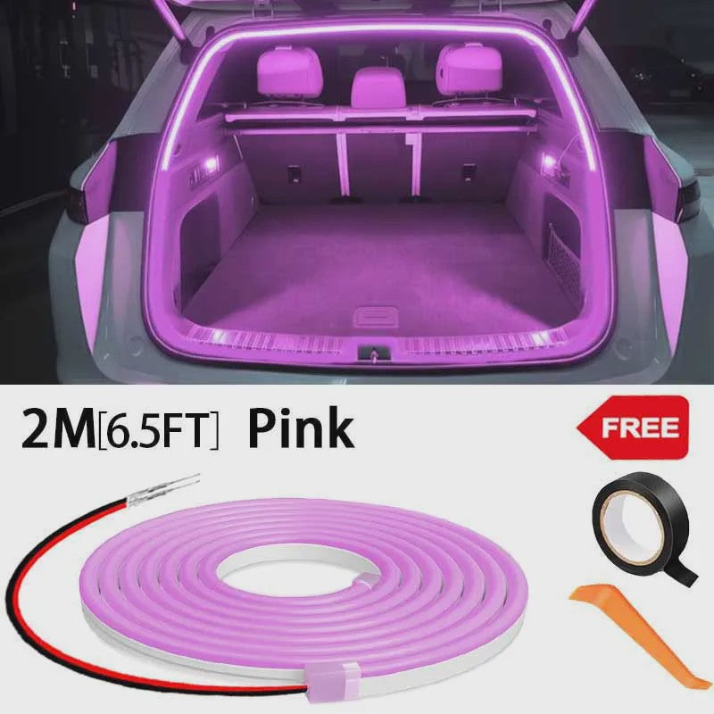 Automatisch Sensende Kofferbak LED Strip - Sfeerverlichting met Draadloze Installatie