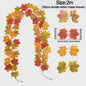 Herfst Slinger met Maple Bladeren - Kunstblad Slinger voor Thanksgiving, Halloween & Feestdecoratie