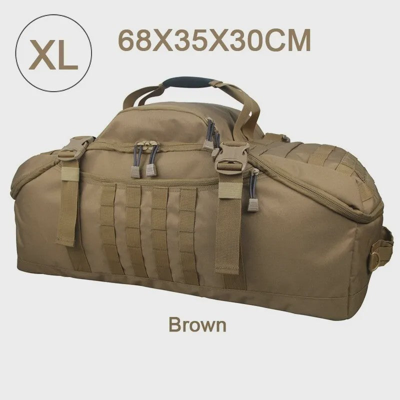 LQARMY Tactische Rugzak 45L/80L - Molle Systeem, Waterafstotend, Ideaal voor Camping, Reizen & Sport