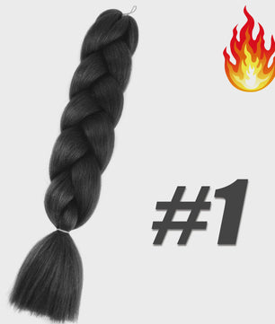 Kanekalon Jumbo Braids - Synthetisch Vlecht Haar voor Krullende Extensions