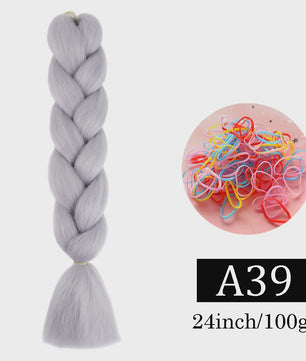 24 Inch Jumbo Braids Haarverlenging - Synthetisch Vlechtkapsel met Ombre Kleuren