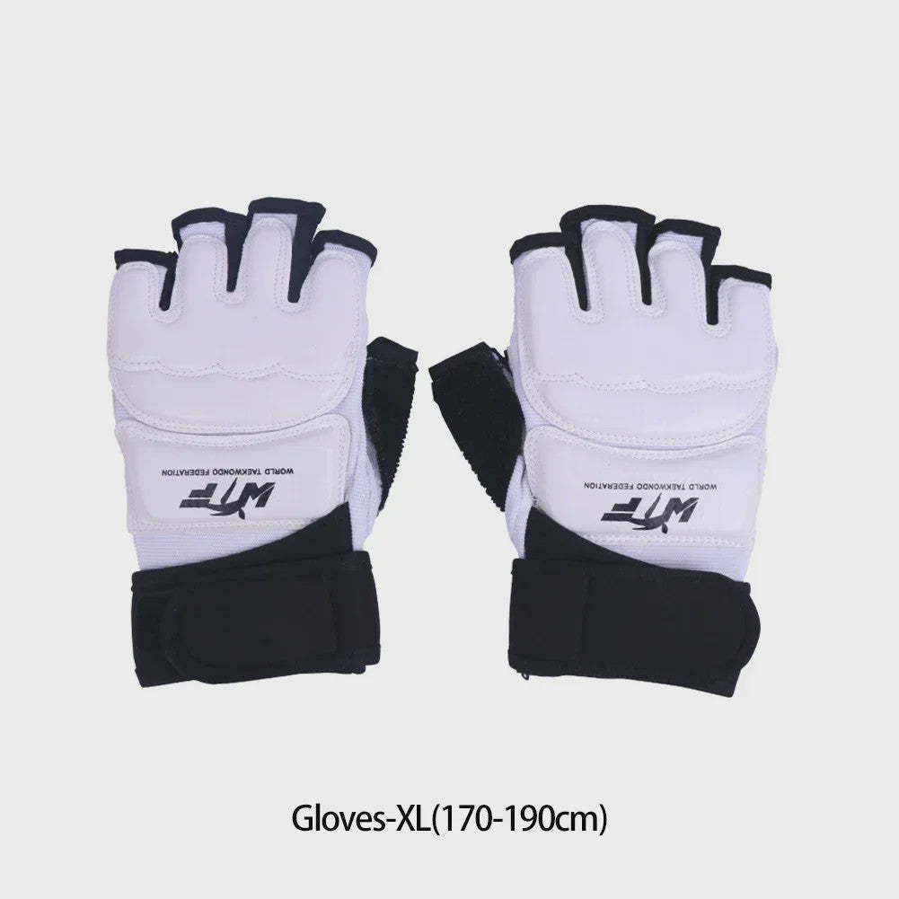 Karate & Taekwondo Handschoenen en Voetbeschermers Set - Half Vinger & Flexibel