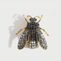 Luxe Bijen Broche met Kristallen - Vintage Baroque Stijl