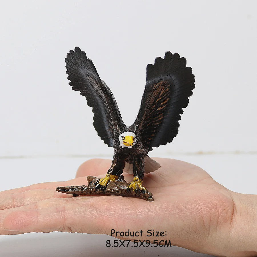Realistische Roofvogel Figuren Set: Adelaar, Gier & Secretarisvogel - Educatief Speelgoed