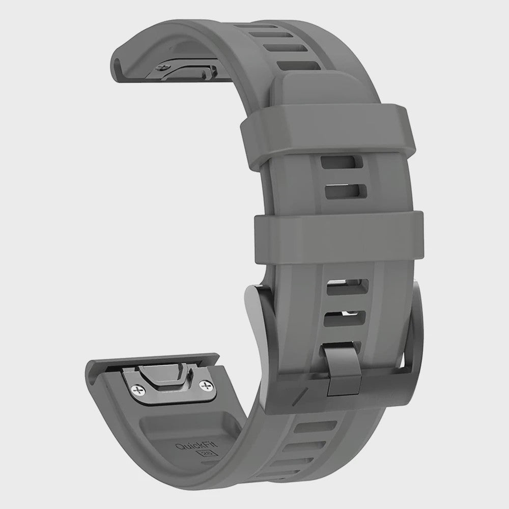 QuickFit Siliconen Horlogeband 22mm/26mm voor Garmin Fenix 7/7X, Epix Gen 2, Enduro 2 & Fenix 5/6 Series