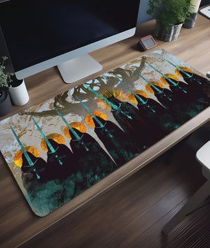 Lord of the Rings Midden-Aarde Kaart Muismat - Extra Groot, Antislip & Dik