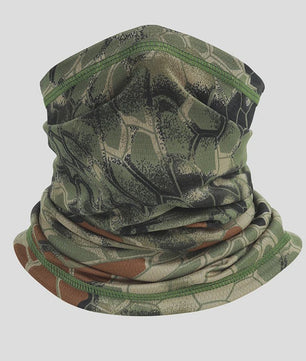 Veelzijdige Camouflage Nekwarmer & Buff - Ademend & UV Beschermend voor Outdoor Sport