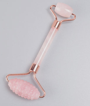 Luxe Jade Gezichtsmassage Roller & Gua Sha Set - Rose Gold