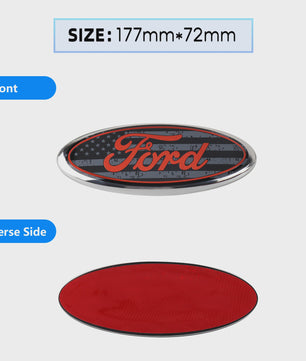 Ford Embleem Stickers - Set van 8 Stuks - Hood, Bonnet & Trunk - Universeel