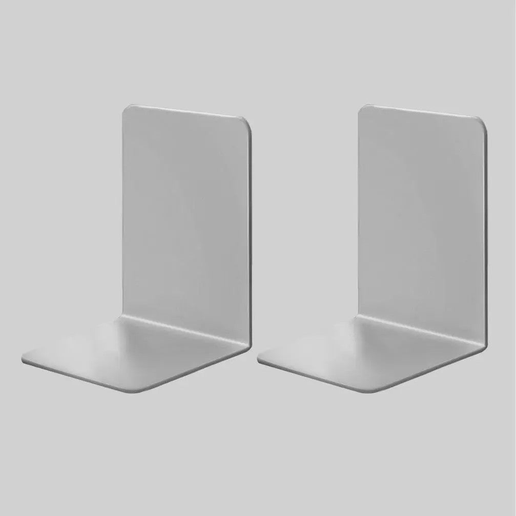 8x Stevige Doorzichtige Boekensteunen - Ideale Organizer voor Boeken, Films & CD's