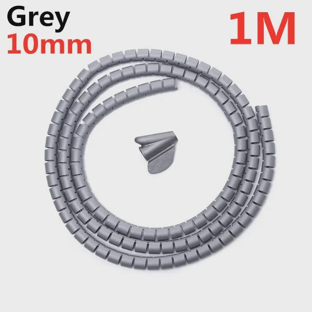 Flexibele Kabel Organizer Spiraal Beschermer - 2M/1M Lengte, 10mm/16mm Diameter