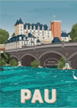 Vintage Poster Collectie: Frankrijk, Spanje, Pyreneeën & Fietsroutes - Wanddecoratie Canvas Prints