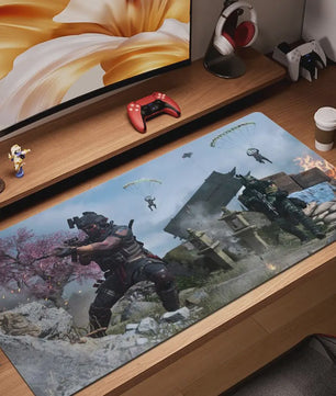 Anime Natural Rubber Gamer Office Decoration Home Mouse Pad Calls Of Duty Warzone Gaming Large Size Mouse Mat 90x40CM Mouse Pad