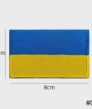Ukraine Vlag Patches & Nationaal Embleem - Geborduurde Tactische Badges voor Kleding