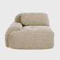 Moderne Corduroy Fauteuil Zonder Armleuningen met Kussen - SediaXL