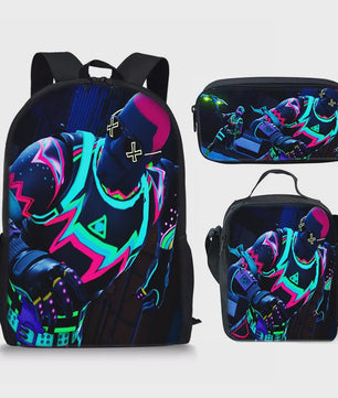 Fortnite Schooltas Set: Rugzak, Pennenhouder & Lunchtas voor Kinderen
