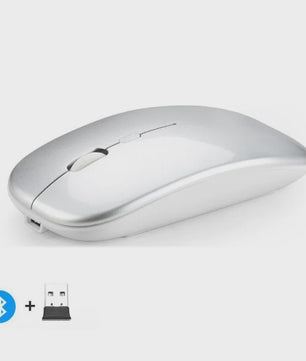 Draadloze Oplaadbare Muis: Bluetooth & 2.4GHz Dual Mode voor PC/Laptop