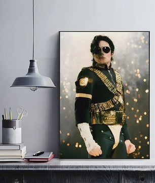 Iconische Michael Jackson Poster - Retro Muziek Kunst Decoratie