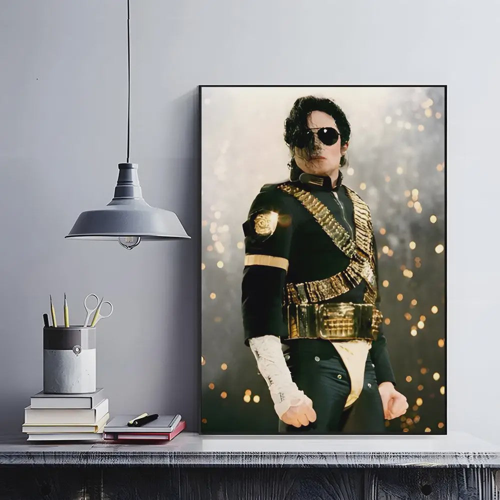 Iconische Michael Jackson Poster - Retro Muziek Kunst Decoratie