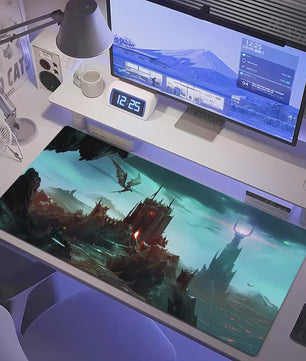 Grote Gaming Muismat XL - Lotrs Film Thema Deskmat voor PC & Bureau