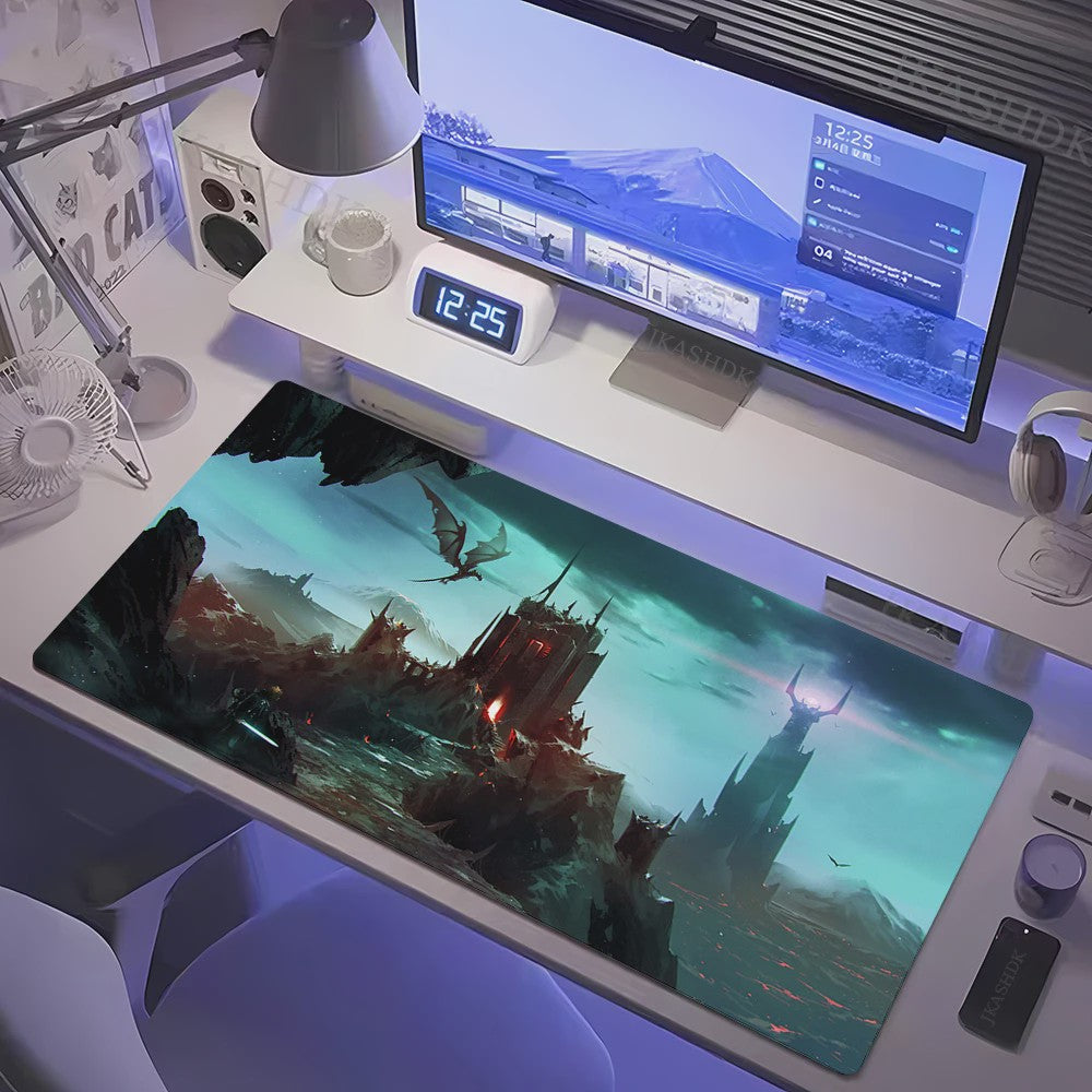 Grote Gaming Muismat XL - Lotrs Film Thema Deskmat voor PC & Bureau
