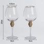 2pcs Light Luxury High-end Crystal Cup Red Wine Glass Set Tall Glass Party Wine Glass Glasses DrinkingGlasses for ChampagneFlute