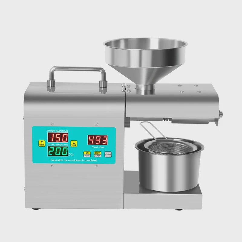 Automatische Oliepers Machine - Koud & Warm Persen voor Huishoudelijk Gebruik