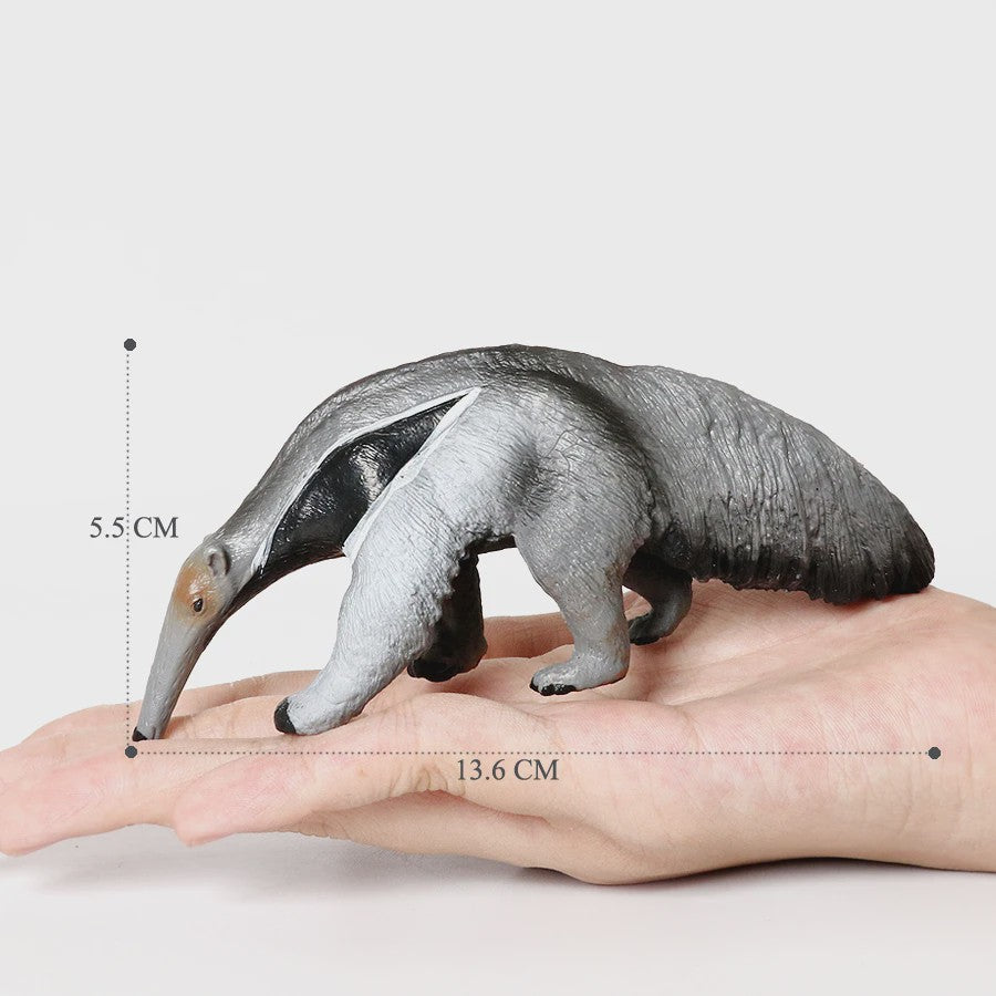 Realistische Dierenfiguren: Miereneter, Tapir, Schuifdiertje & Gordeldier - Educatief Speelgoed voor Kinderen
