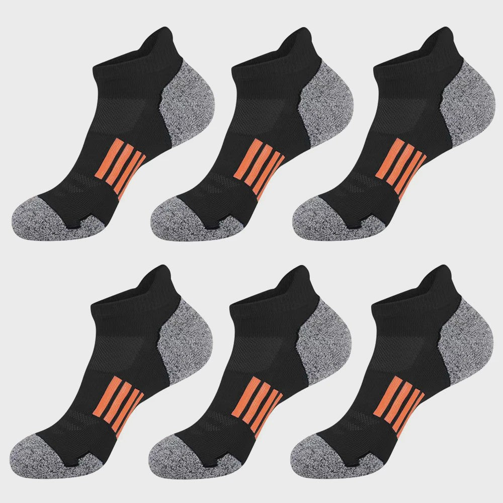 12 Paar Unisex Ademende Sportsokken - Lage Sokken voor Kinderen & Volwassenen (Maat 33-46)