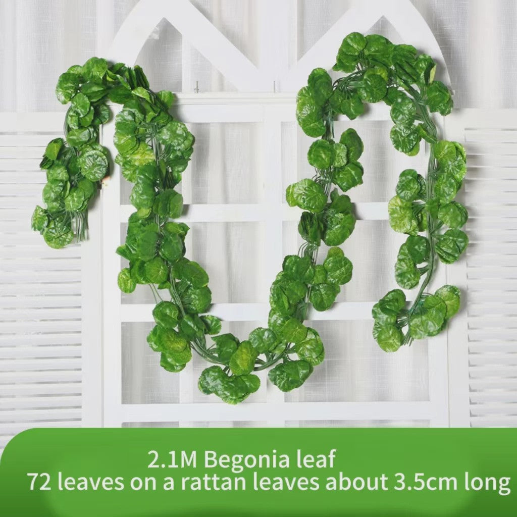 Kunstige Klimop Slang 2.1M - Groene Nep Plant voor Decoratie, Bruiloft & Feest