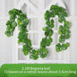 Kunstige Klimop Slang 2.1M - Groene Nep Plant voor Decoratie, Bruiloft & Feest