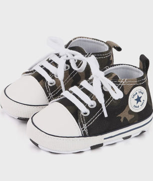 Babyschoenen Canvas Sneakers - Eerste Stapjes Schoentjes met Zachte Zool
